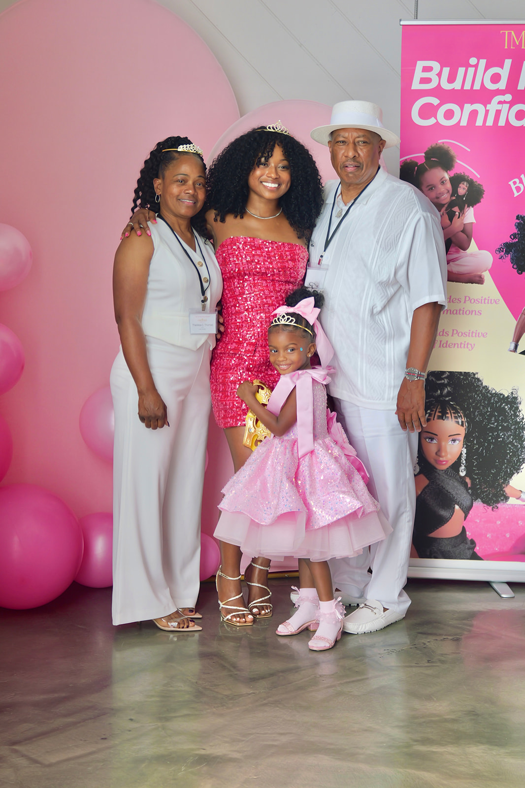 Families gathering to celebrate and uplift Black girls.